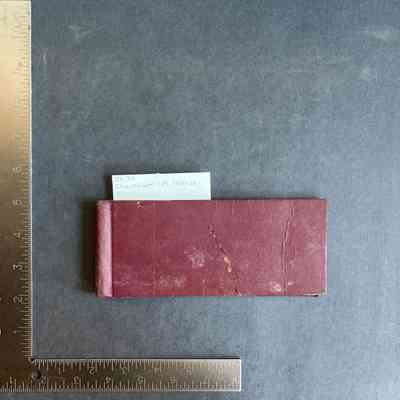 Checkbook 1935-1938