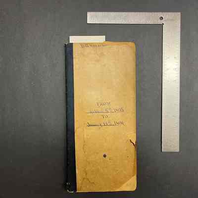 Ledger From October 5th 1895 to January 18th 1896