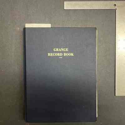 Grange Record Book 8/92 1992-1996