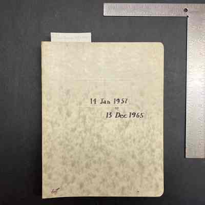 Philesian Lodge No. 40 Record Book 14 Jan 1957 - 13 Dec 1965