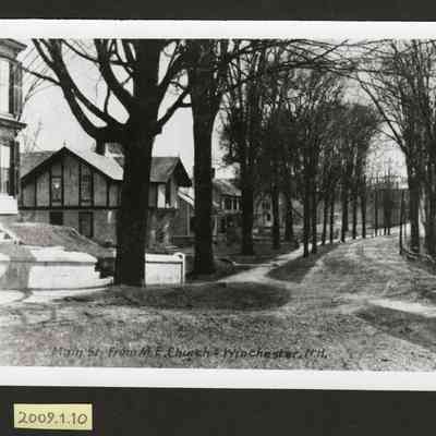 Main St. from M.E. Church - Winchester, N.H.