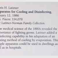 Apparatus for Cooling and Disinfecting, (1 folder, 1886)