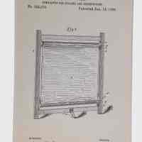 Apparatus for Cooling and Disinfecting, (1 folder, 1886)