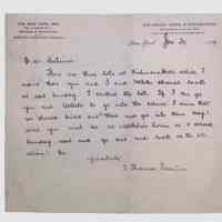 Correspondence Received, (1 box, 3 folders, 1886-1909)