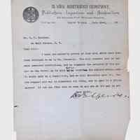          Correspondence Sent and Received, (24 folders, 1879-1923) picture number 2
   