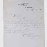          Correspondence Sent and Received, (24 folders, 1879-1923) picture number 3
   