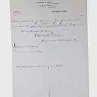         Correspondence Sent and Received, (24 folders, 1879-1923) picture number 7
   