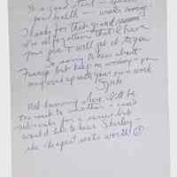          Correspondence Sent and Received, (6 folders, ca. 1960-ca. 1985) picture number 13
   