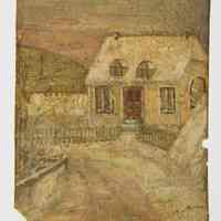 Winter Cottage Scene