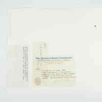 Certificate of Honor for Lewis Latimer’s Civil War Service