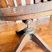          A wooden swivel office chair picture number 7
   
