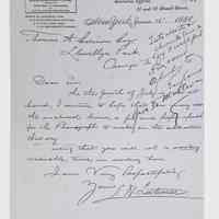          Correspondence Sent and Received, (24 folders, 1879-1923) picture number 17
   