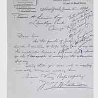          Correspondence Sent and Received, (24 folders, 1879-1923) picture number 18
   