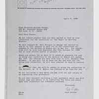          Correspondence Sent and Received, (6 folders, ca. 1960-ca. 1985) picture number 47
   