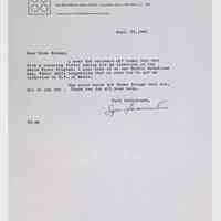          Correspondence Sent and Received, (6 folders, ca. 1960-ca. 1985) picture number 49
   