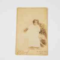 Cabinet Card Photograph of a Young Child