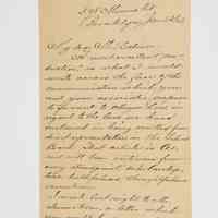 Letter to Lewis H. Latimer from J.R. Scottron