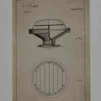 Technical Drawing of an Incandescent Light Bulb Design