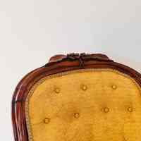          Victorian-Style Slipper Armchair Upholstered Chair from Lewis Latimer's Home picture number 7
   