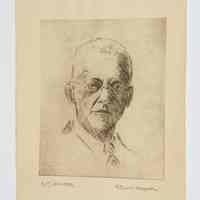 Etching Portrait of Lewis Latimer