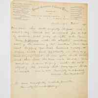 Letter from Victoria Earle Matthews to an Unnamed Recipient – National Association of Colored Women, February 7, 1897
