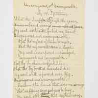 "Unconquered and Unconquerable" Poem by Lewis H. Latimer