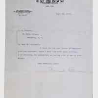         Correspondence Sent and Received, (24 folders, 1879-1923) picture number 2
   