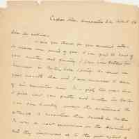 Survey #63 - Letter from Frederick Douglass to Lewis H. Latimer (September 16, 1894)