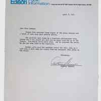          Correspondence Sent and Received, (1 folder, 1971) picture number 9
   