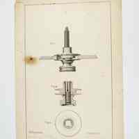 Technical Drawing of a Mechanical Component by H.S. Maxim