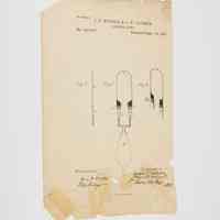 Patent for Electric Lamp by J.V. Nichols & L.H. Latimer