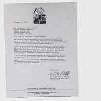 Correspondence Sent and Received, (1 folder, 1989)