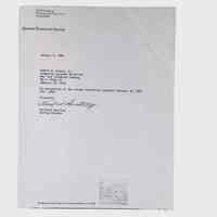         Correspondence Sent and Received, (1 folder, 1989) picture number 3
   