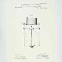 Patent for Globe Supporter for Electric Lamps