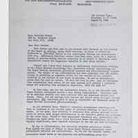          Correspondence Sent and Received, (6 folders, ca. 1960-ca. 1985) picture number 24
   