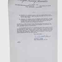          Correspondence Sent and Received, (6 folders, ca. 1960-ca. 1985) picture number 25
   