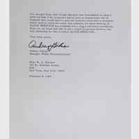          Correspondence Sent and Received, (6 folders, ca. 1960-ca. 1985) picture number 37
   