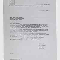          Correspondence Sent and Received, (6 folders, ca. 1960-ca. 1985) picture number 41
   