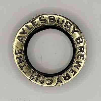 Brass Beer barrel Collar-Aylesbury Brewery