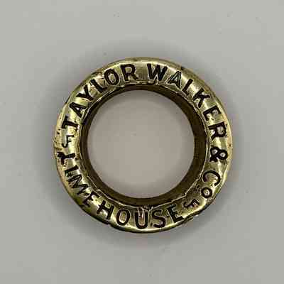 Taylor Walker & Co Limehouse Brewery Brass Collar