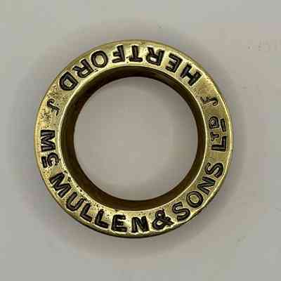 McMullen & Sons Hertford Beer Barrel Brass