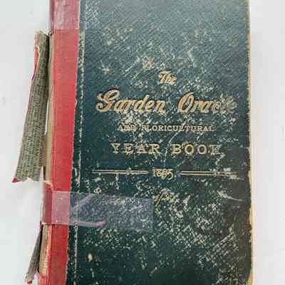 The Garden Oracle 1895 book