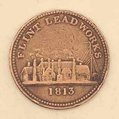 Flint Lead Works One Penny Token 1813