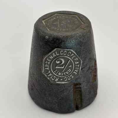 Hand press Co-op Dividend Checks/Tokens