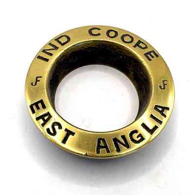 Ind Coope Esat Anglia brass collar
