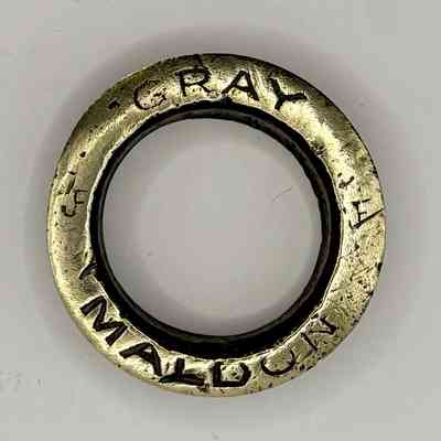 Brass Beerv Barrel Collar - Gray Maldon