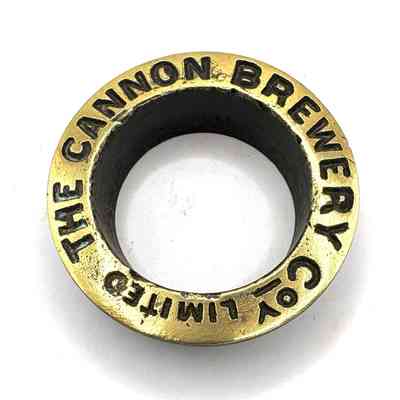 The Cannon Brewery brass collar