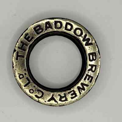 Brass Beer Barrel Collar-Baddow Brewery