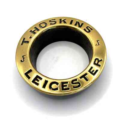 T Hoskins Leicester brass collar