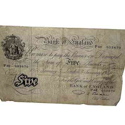 Bank of England £5 note